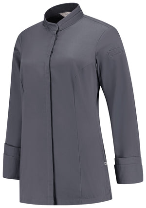 Kochjacke Elise ; Kleidergröße L; ciemny szary