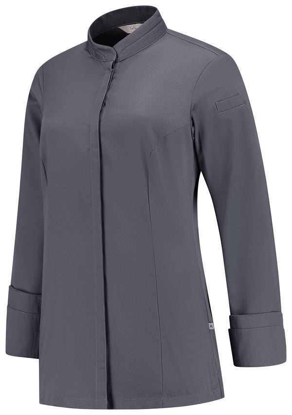 Kochjacke Elise ; Kleidergröße L; ciemny szary