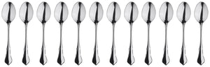 łyżka do kawy Malaga II; 14.3 cm (D); srebro, Griff srebro; 12 sztuka / opakowanie