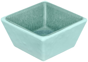 Mini-Schälchen  Torto quadratisch; 40ml, 5.6x5.6x3 cm (DxSxW); turkusowy/niebieski; kwadrat; 6 sztuka / opakowanie