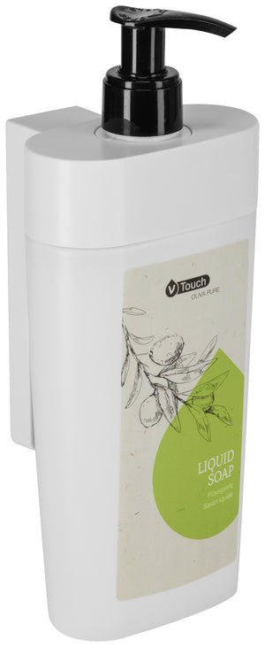mydło Oliva Pure w dozowniku z pompką; 400 ml; zielony; 24 sztuka / opakowanie