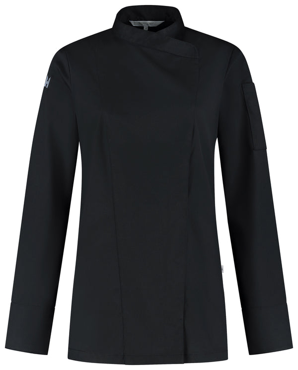 Damenkochjacke Arlette; Kleidergröße 2XL; czarny