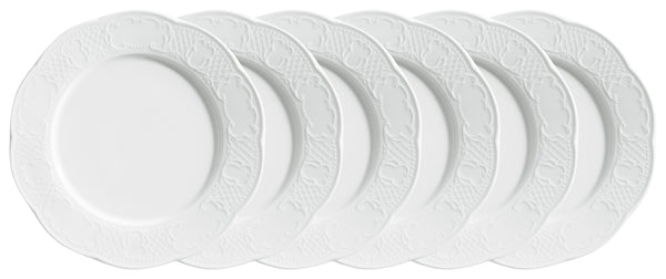 talerz płaski Menuett; 17 cm (Ø); biały; okrągły; 6 sztuka / opakowanie