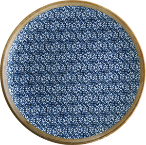 talerz płaski Lupin; 27 cm (Ø); biały/niebieski/brązowy; okrągły; 12 sztuka / opakowanie