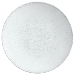 talerz płaski Caju bez rantu; 25 cm (Ø); biały/szary; okrągły; 6 sztuka / opakowanie