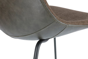 Stuhl Velaro Sitzfläche Stoff; 49x62x81 cm (SxGxW); siedzisko brązowy