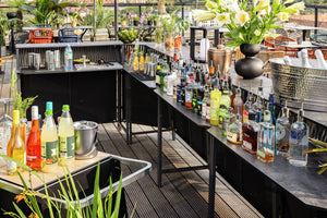 Outdoorbar Baruba Element Gerade; 120x56x115 cm (DxSxW); dąb/naturalny/antracyt