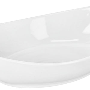 miska porcelanowa Lima; 220ml, 19.5x11.5x5.5 cm (DxSxW); biały; 6 sztuka / opakowanie