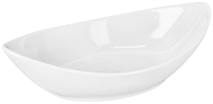 miska porcelanowa Lima; 220ml, 19.5x11.5x5.5 cm (DxSxW); biały; 6 sztuka / opakowanie