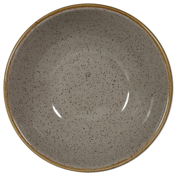 Bowl Stonecast Peppercorn oval; 200ml, 11.7 cm (Ø); szary/brązowy; okrągły; 12 sztuka / opakowanie