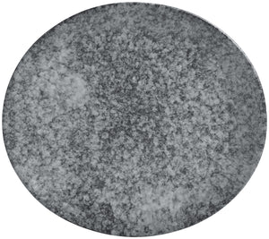 talerz płaski Mamoro organiczny; 25.5x23x2.5 cm (DxSxW); czarny/biały; organiczny; 6 sztuka / opakowanie
