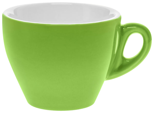 filiżanka do kawy Joy; 230ml, 9x7 cm (ØxW); zielony; okrągły; 6 sztuka / opakowanie