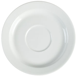 spodek do filiżanki do kawy Ronda; 15 cm (Ø); biały; okrągły; 6 sztuka / opakowanie