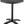 Outdoortisch Sevelit rund; 70x73.6 cm (ØxW); Platte antracyt