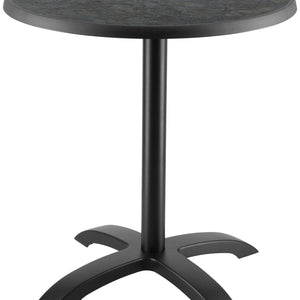 Outdoortisch Sevelit rund; 70x73.6 cm (ØxW); Platte antracyt