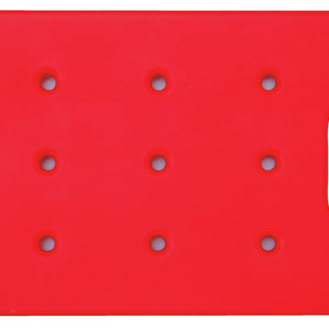 wkład grzewczy GN; Größe GN 1/1, 53x32.5x2.5 cm (DxSxW); czerwony