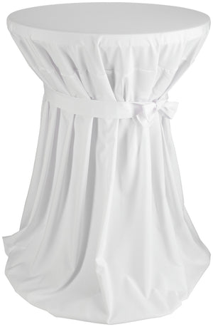 Stehtisch Eventaro; 80x110 cm (ØxW); Platte biały