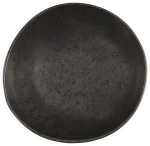miska Ironstone; 585ml, 18x5.66 cm (ØxW); ciemny brąz/czarny; okrągły; 6 sztuka / opakowanie