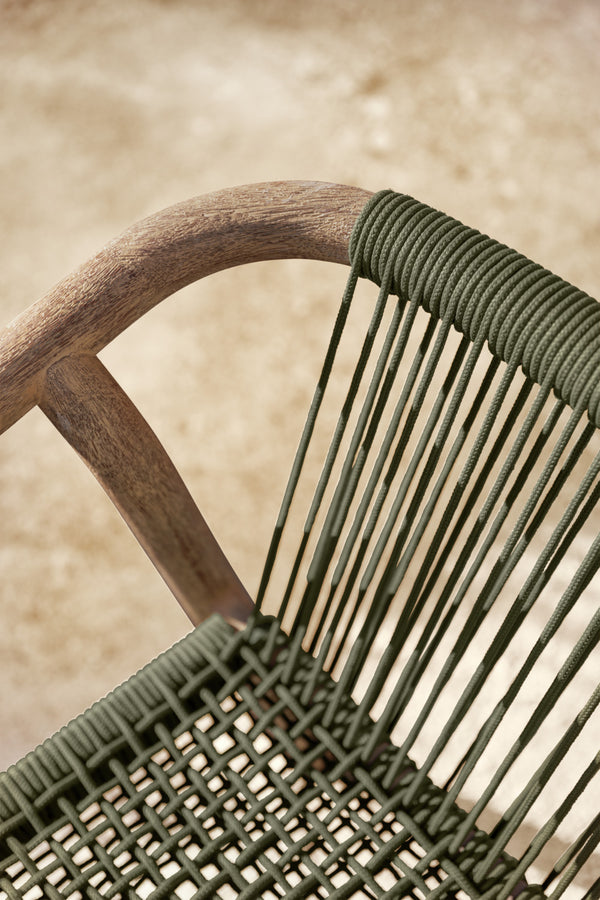 Outdoor-Stuhl Kando; 58x58x75 cm (SxGxW); siedzisko oliwka