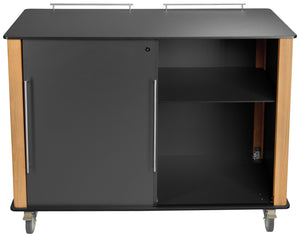 Outdoor-Servicestation Barugo; 145x60x90 cm (SxGxW); antracyt/-