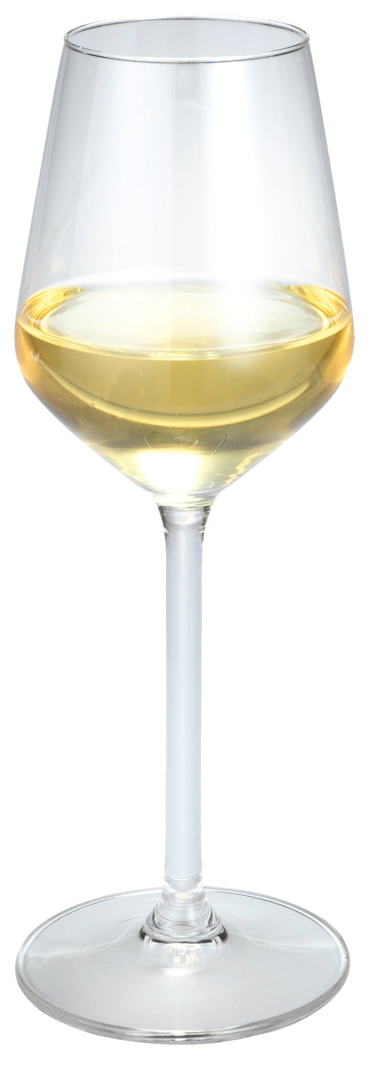 kieliszek do wina białego Carré ze znacznikiem pojemności; 290ml, 5.5x20.7 cm (ØxW); transparentny; 0.1 l Füllstrich, 6 sztuka / opakowanie