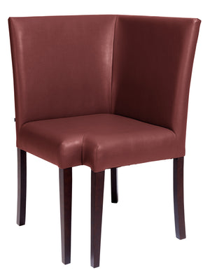 element narożny Elegance; 63x63x95.5 cm (SxGxW); siedzisko bordo