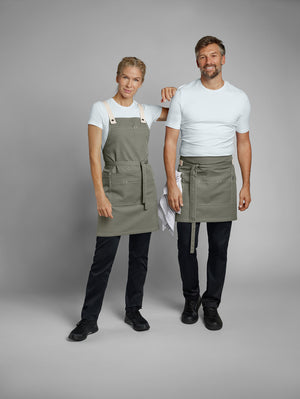 Schürze Larry 45x80 cm (LxB); 45x80 cm (DxS); szary