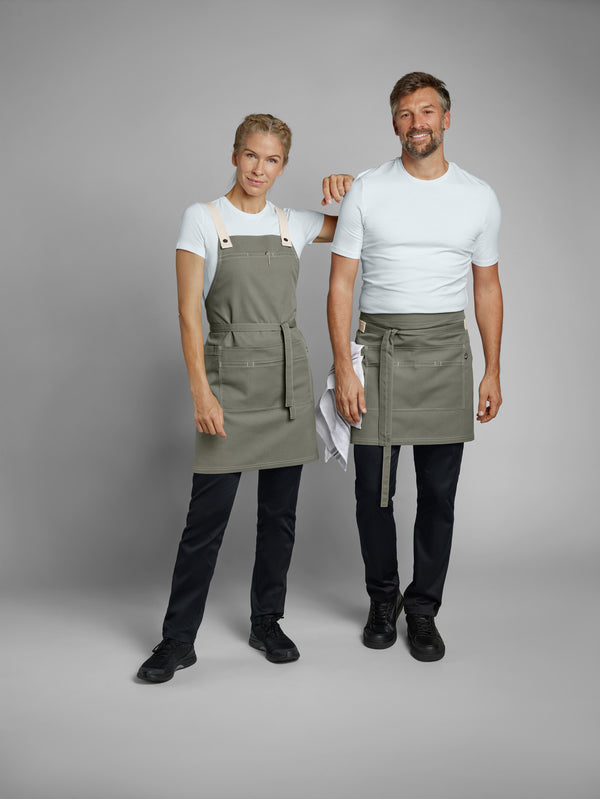 Schürze Larry 45x80 cm (LxB); 45x80 cm (DxS); szary