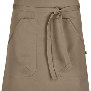 Schürze Gabo 45x80 cm (LxB); 45x80 cm (DxS); taupe