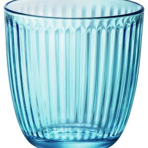 szklanka uniwersalna Line; 290ml, 8.5x8.5 cm (ØxW); turkusowy; 12 sztuka / opakowanie