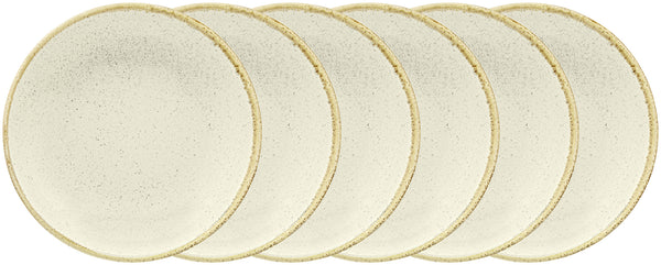 talerz płaski Sidina; 24 cm (Ø); beżowy; okrągły; 6 sztuka / opakowanie