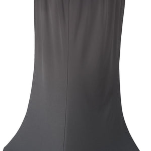 pokrowiec stretch na stół koktajlowy Onyx 2-cz.; 70x110 cm (ØxD); antracyt