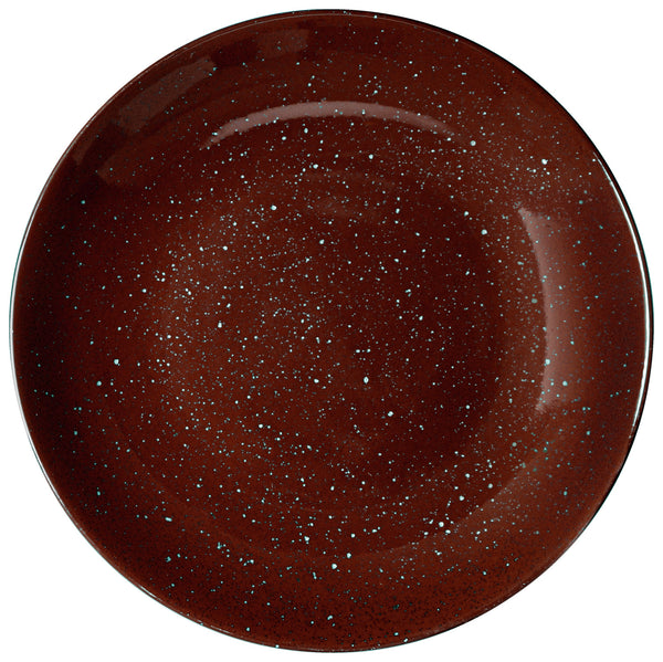 talerz płaski Alessia; 24 cm (Ø); brązowy; okrągły; 6 sztuka / opakowanie