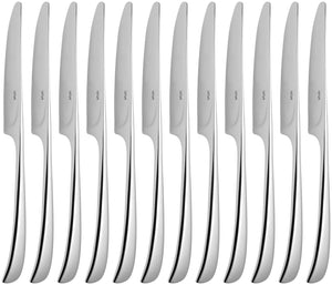 nóż stołowy Controverse; 23 cm (D); srebro, Griff srebro; 12 sztuka / opakowanie
