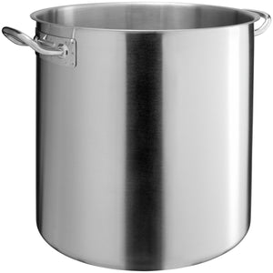 garnek do zupy Professional bardzo mocna wersja; 36600ml, 38x36.5 cm (ØxW); srebro; okrągły