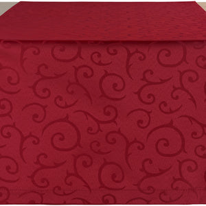 bieżnik Mega; 40x130 cm (SxD); burgund; prostokątny; 2 sztuka / opakowanie