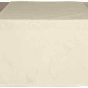 bieżnik Floralie; 40x130 cm (SxD); szampan; prostokątny