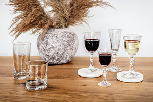 Universalglas Krista Deco; 300ml, 8.1x9.7 cm (ØxW); transparentny; 6 sztuka / opakowanie