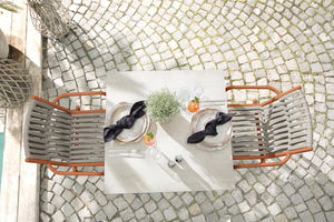 Outdoor-Stuhl Lumaro; 45x47x81 cm (SxGxW); siedzisko taupe