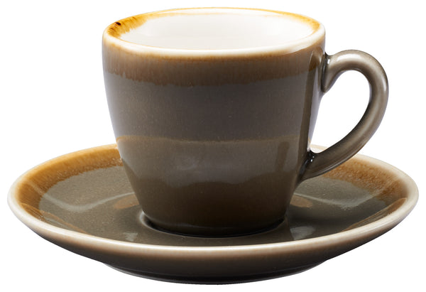 spodek do filiżanki do espresso Glaze 2.0; 11.5 cm (Ø); szary; okrągły; 6 sztuka / opakowanie