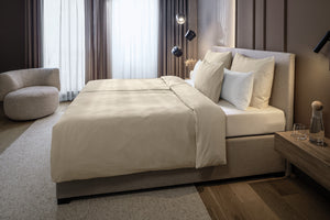 Bettwäsche-Set Avellino gewebter Seersucker; 135x200 cm (SxD)