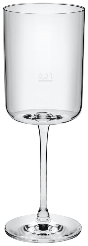 kieliszek do wina białego Lya ze znacznikiem pojemności; 340ml, 7.2x20 cm (ØxW); transparentny; 0.1 l Füllstrich, 6 sztuka / opakowanie