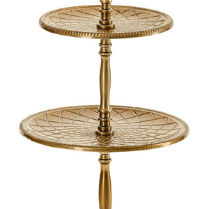 etażerka Sema; 27.5x53.5 cm (ØxW); złoto