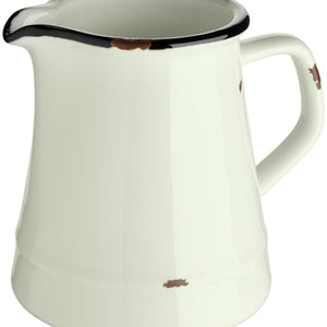 dzbanek Liron; 250ml, 7.5x9 cm (ØxW); biel kremowa/czarny; 4 sztuka / opakowanie