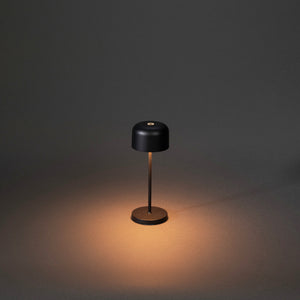 lampa stołowa LED Lille mini; 7.5x20 cm (ØxW); czarny