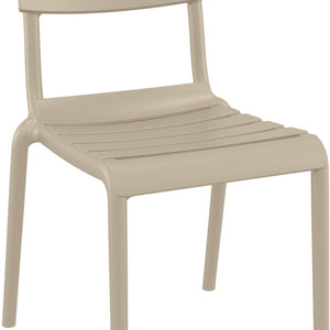 Stuhl Helen ohne Armlehne; 50x59x84 cm (SxGxW); taupe; 4 sztuka / opakowanie