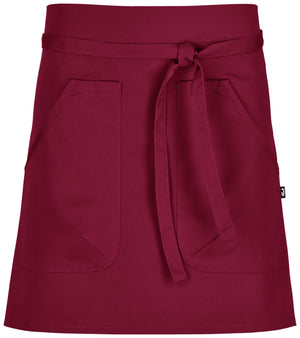 Schürze Gabo 45x80 cm (LxB); 45x80 cm (DxS); bordo