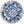 talerz płaski Nostal; 25 cm (Ø); niebieski; okrągły; 6 sztuka / opakowanie