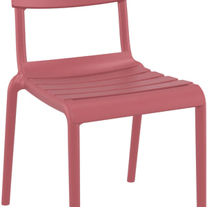 Stuhl Helen ohne Armlehne; 50x59x84 cm (SxGxW); marsala; 4 sztuka / opakowanie