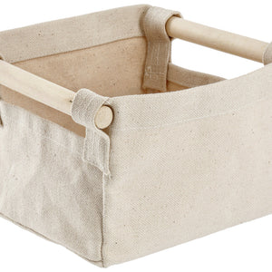 Deko-Körbchen Benka; 17x13x13 cm (DxSxW); naturalny; prostokątny